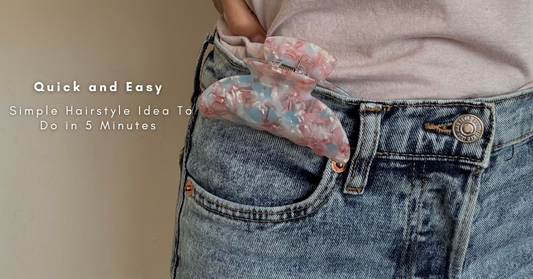 Quick and Easy: Simple Hairstyle Idea To Do in 5 Minutes