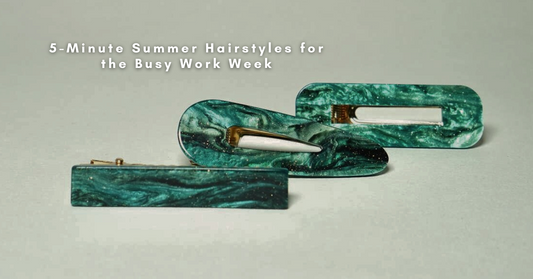 5-Minute Summer Hairstyles for the Busy Work Week
