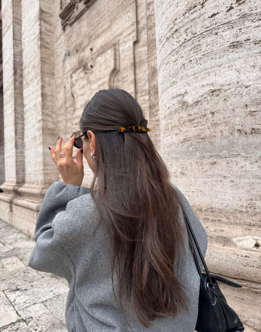 Fine Line / Tortoiseshell / Hair Barrette