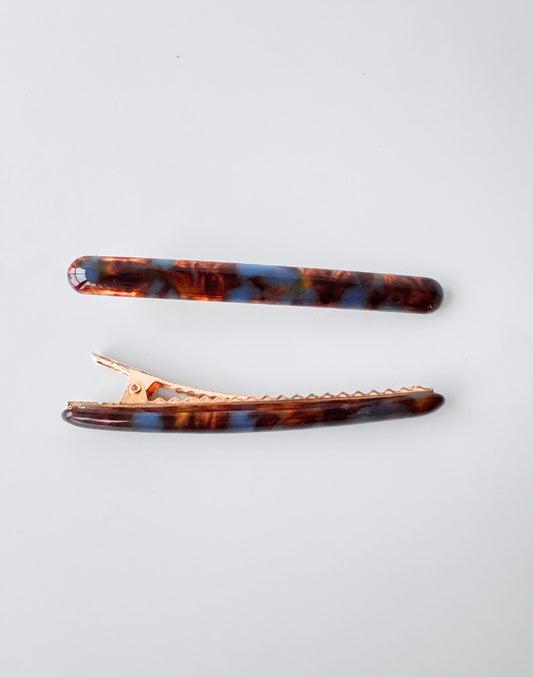 blue hair pins