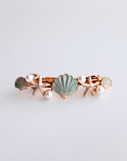 shell hair barrette