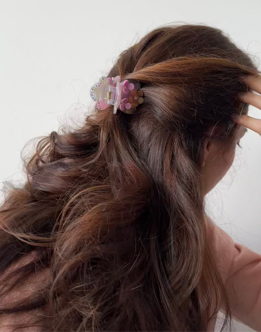 flower hair clips