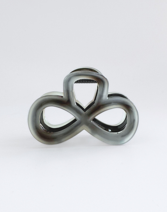 bow clip grey