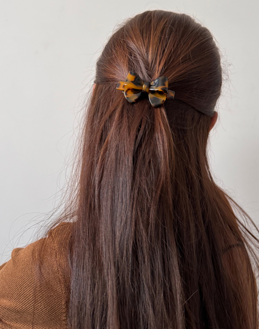 bow clip for long hair