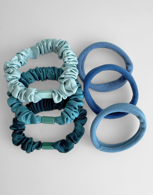 set of 6 hair ties