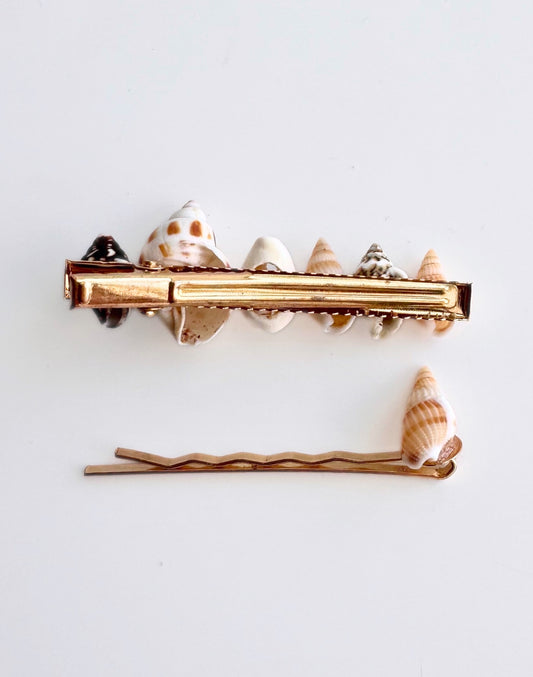 shell hair slides