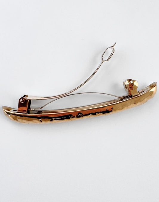 gold hair barrette