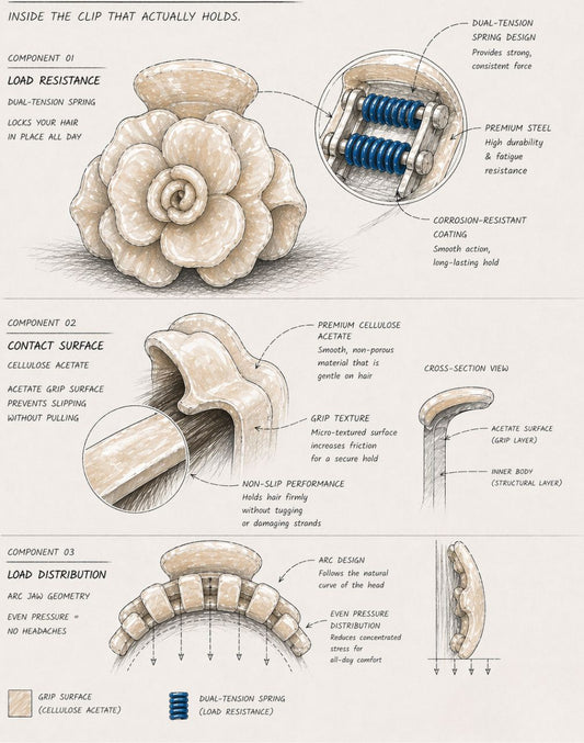 strong hold hair clip