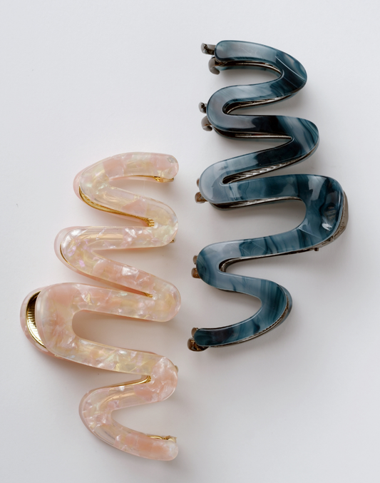 Wavy Twist Set / Hair Clips