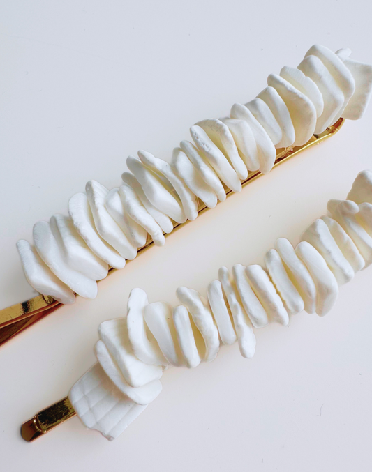 shell decorative hair pins