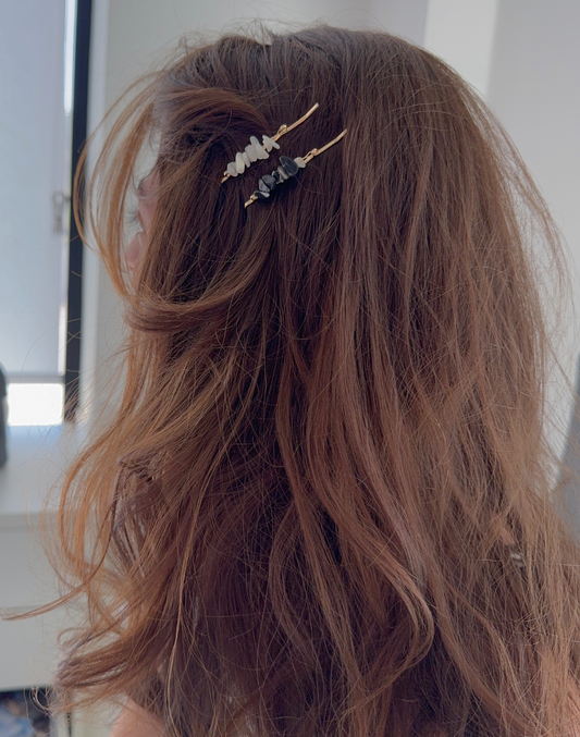 stone bobby pins