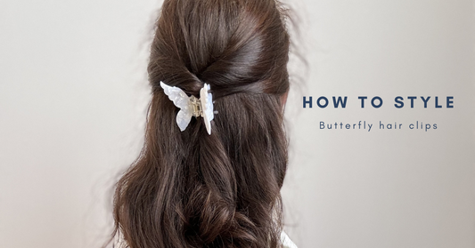 How To Style Butterfly Hair Clip