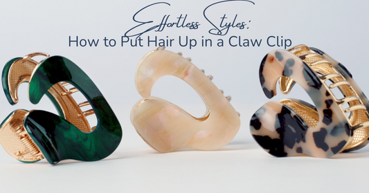 Effortless Styles: How to Put Hair Up in a Claw Clip