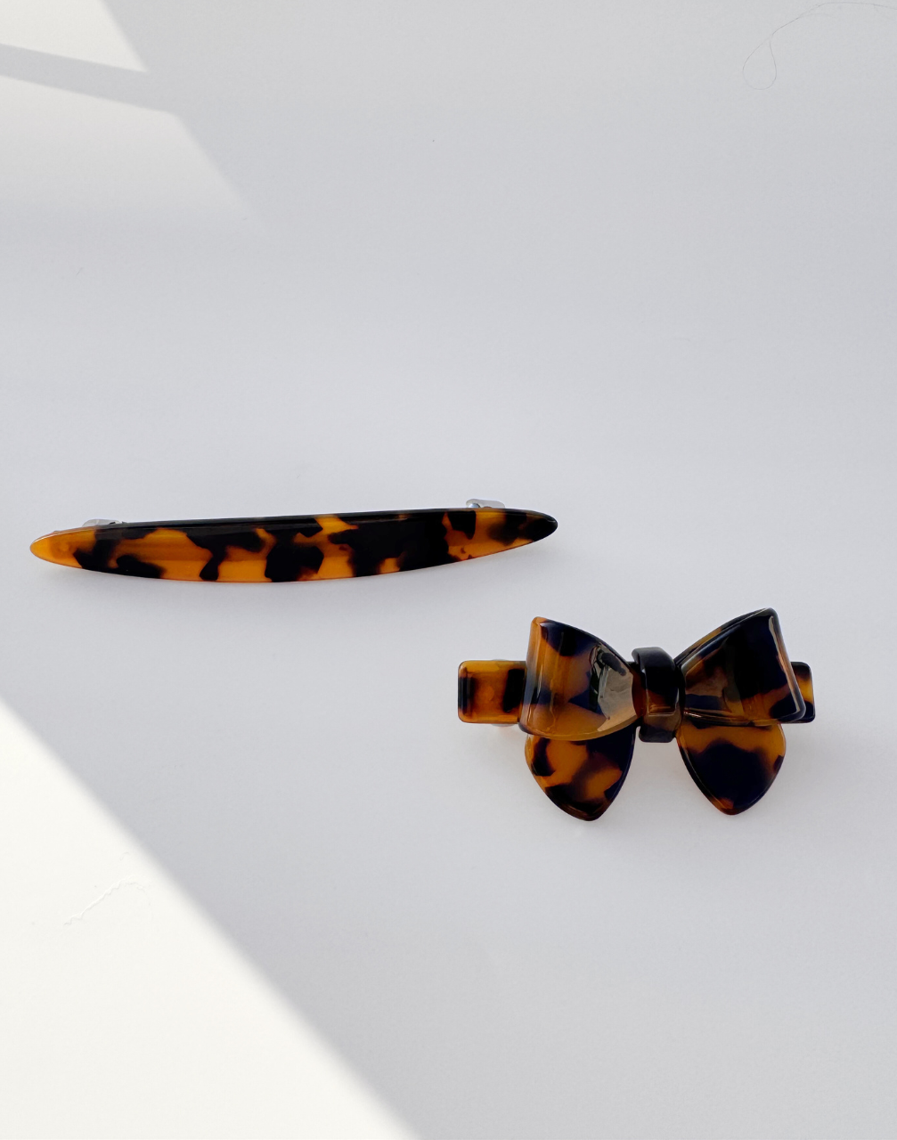 tortoiseshell barrette set