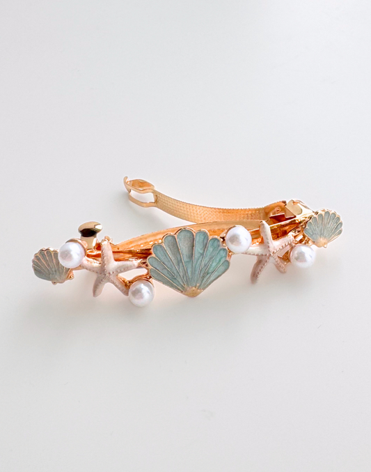 shell hair barrette
