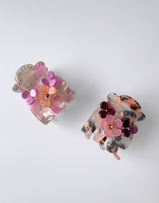 flower hair clips