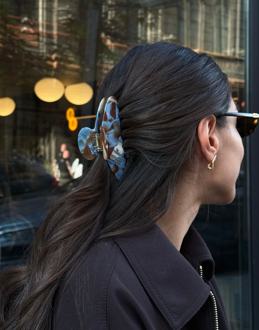 blue lunel hair clip
