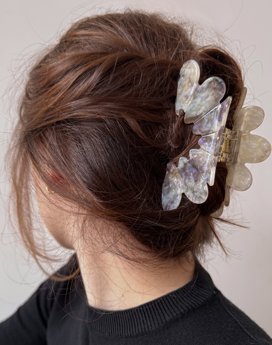 Bloom Clip / Grey / Hair Clips