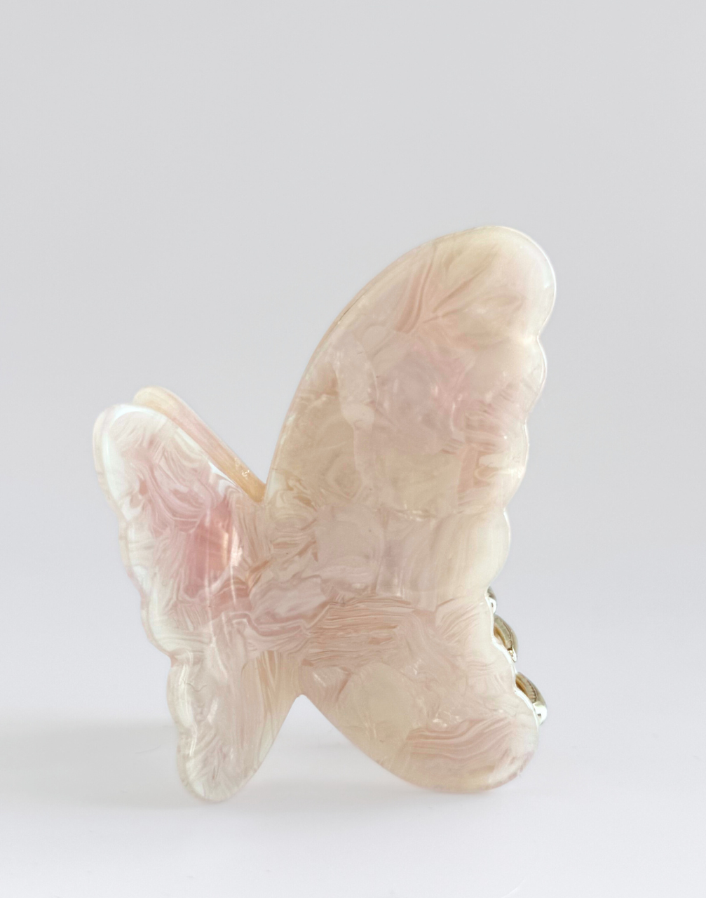 wing clip butterfly white