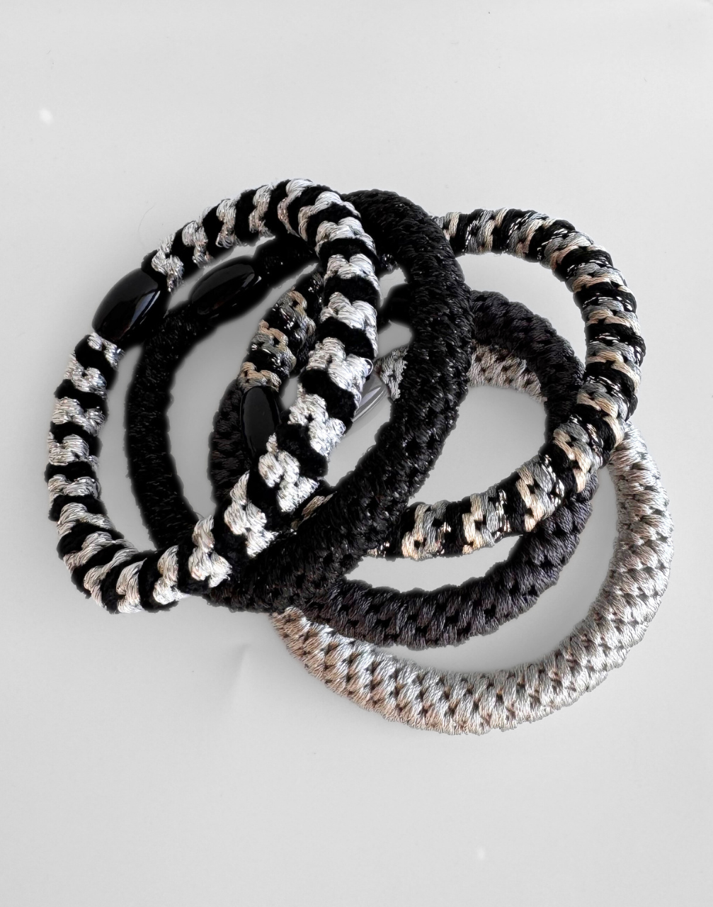 set of premium hair ties