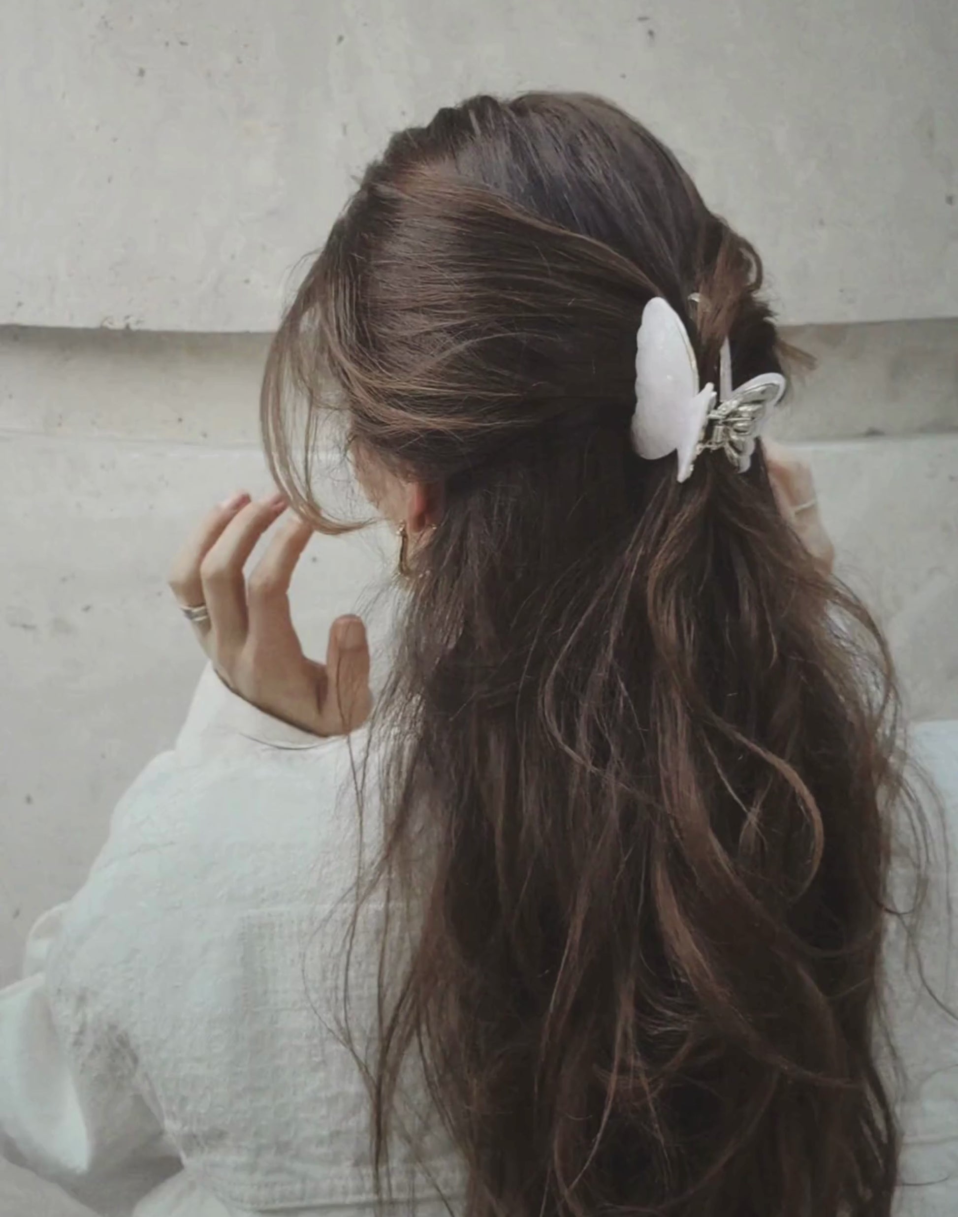 butterfly wing claw clip