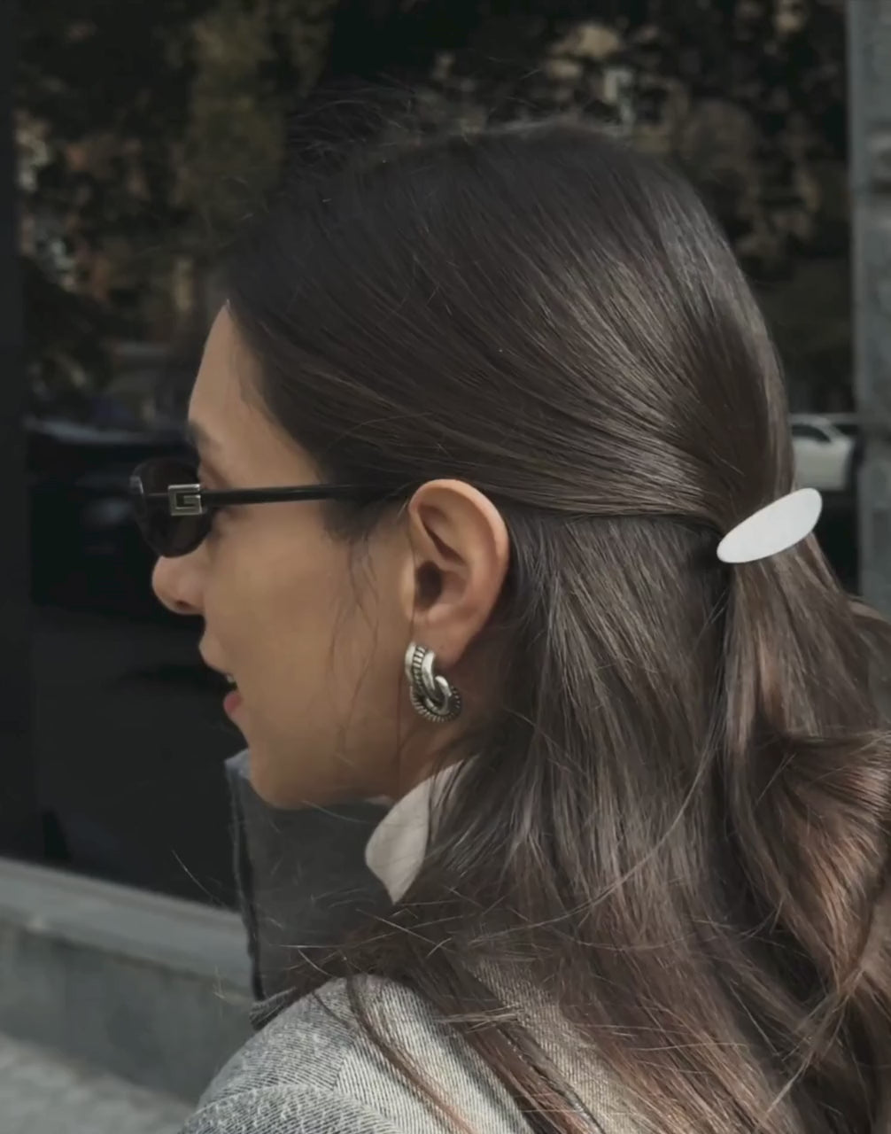 Fine Line / Tortoiseshell / Hair Barrette