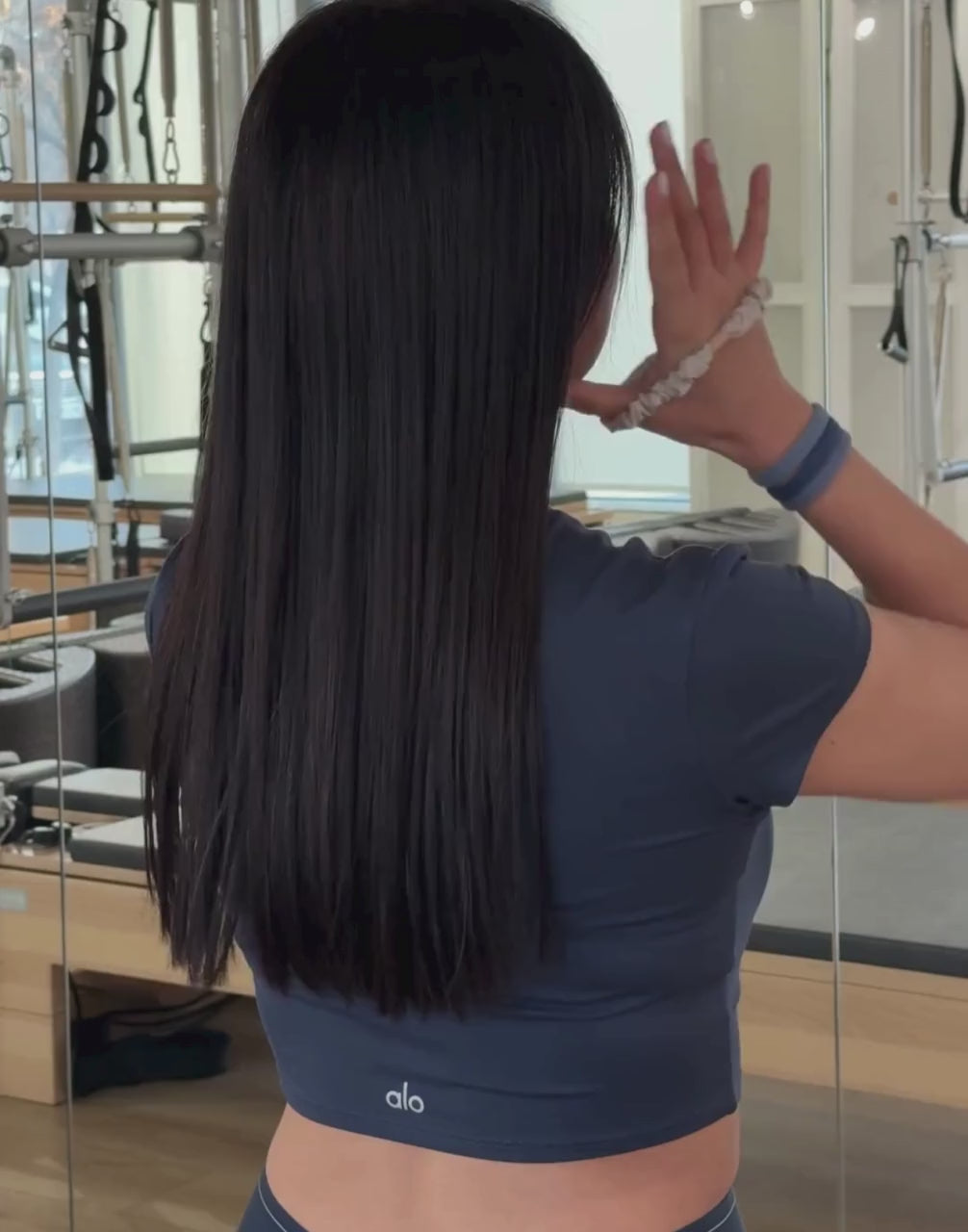 pilates hairstyle
