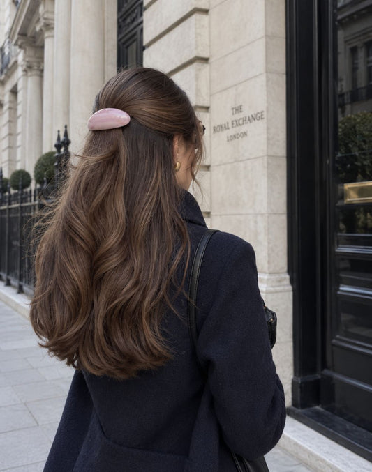 Blush Rose / Berry / Hair Barrette