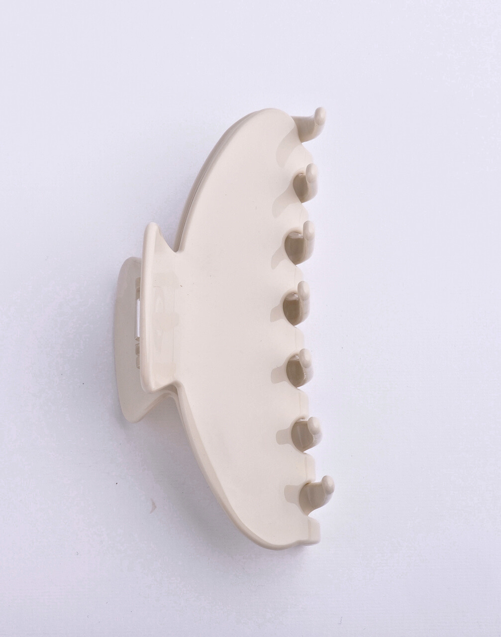 cream hair clip